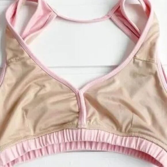 Niyama Sol Eclipse Medium Support Sports Bras In Coral, Slate Blue, Ballet Pink - Picture 10 of 16